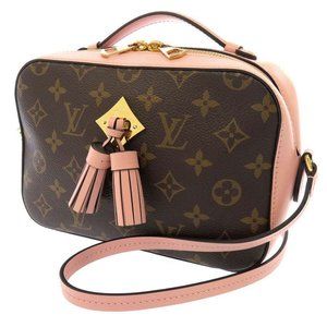 Saintonge Monogram Pink Ballerine Shoulder Bag